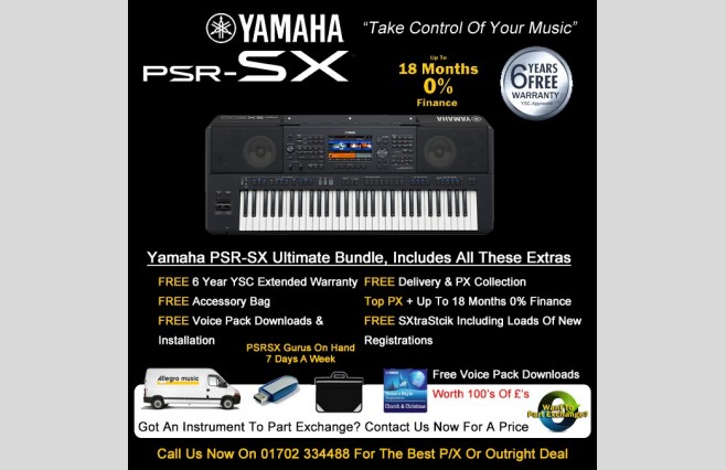 Yamaha PSR-SX900 Keyboard Ultimate Bundle - Image 1